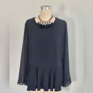 DKNY Peplum style top